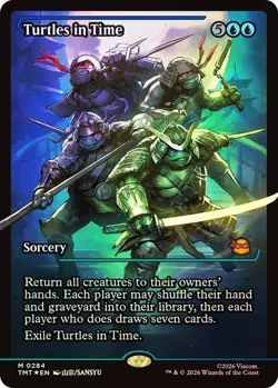 Turtles in Time Foil Showcase Teenage Mutant Ninja Turtles NM MTG - Image 1
