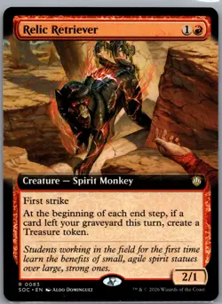 Relic Retriever (Extended Art) R Commander: Secrets of Strixhaven 83 NM - Image 1