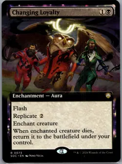 Changing Loyalty (Extended Art) R Commander: Secrets of Strixhaven 73 NM - Image 1