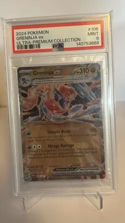 Greninja Ex Pokemon Ultra-Premium Collection 106/167 Metal PSA 9 - Image 1