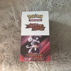 Pokemon TCG Destined Rivals Half Booster Box, Unsealed - Image 1