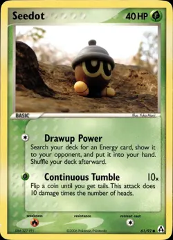 SEEDOT 61/92 COMMON LEGEND MAKER POKEMON MP - Image 1