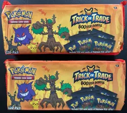 2 Pokemon 2024 Halloween Trick or Trade Booster Bundle 120 ct New Factory Sealed - Image 1