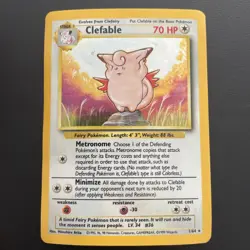 1999 Pokemon Jungle #1 Clefable - Holo, Rare - Image 1
