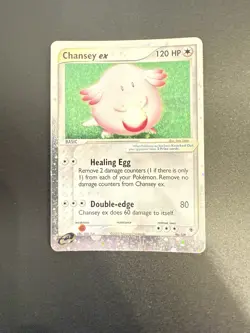 Pokemon EX Ruby and Sapphire Holo Chansey ex 96/109 - HP - Image 4
