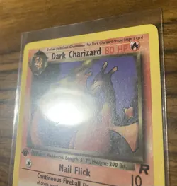 Pokemon Dark Charizard 21/82 - 1st Edition Team Rocket 2000 WotC - Image 3