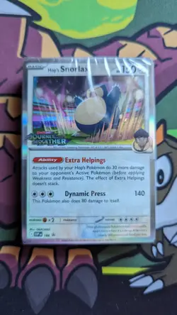 Hop’s Snorlax 184 Journey Together SEALED Promo Deck Pokemon - Image 1