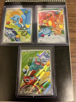 Pokemon TCG First Partner Illustration Collection Series 1 Kanto GEN 1 Starters - Image 1