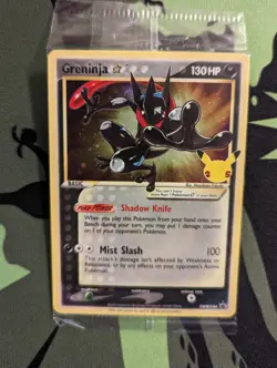 Pokemon Greninja Gold Star Promo Holo SWSH144 Celebrations SEALED NM/ Mint New - Image 1