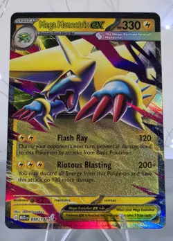 Pokemon TCG Mega Manetric Ex 050/132 Double Rare Mega Evolutions - Image 1