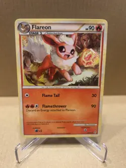 Pokemon Flareon 44/95 Call of Legends Regular Uncommon Stage 1 90 HP English - Image 1