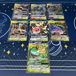 7x TAG Team Pokemon TCG Chinese -GX RR Sun & Moon IN STOCK NEAR MINT Venusaur - Image 2