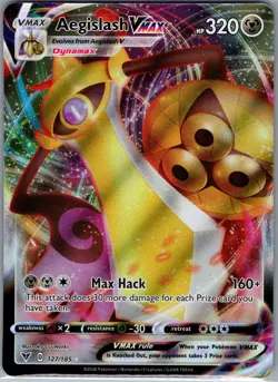 Aegislash Vmax 127/185 - Pokemon SWSH04: Vivid Voltage - Ultra Rare Holo (NM) - Image 1