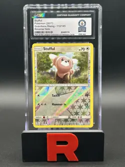 Pokemon TCG Stufful Guardians Rising Reverse Holo CGC Guinness World Record 1/1 - Image 1