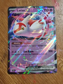 Pokemon Surging Sparks TCG Latias EX Double Rare 76/191 - Image 1