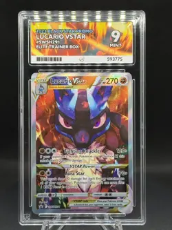 🦝 Pokemon TCG – Lucario VSTAR – SWSH291 – Black Star Promo 2023 - ACE 9 (MINT) - Image 1