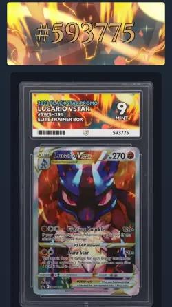 🦝 Pokemon TCG – Lucario VSTAR – SWSH291 – Black Star Promo 2023 - ACE 9 (MINT) - Image 5