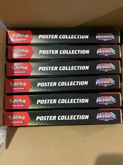 Pokemon Scarlet & Violet 8.5 Prismatic Evolutions Poster Collection (Lot of 6) - Image 1