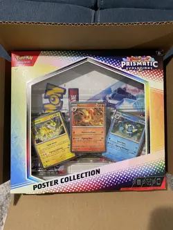 Pokemon Scarlet & Violet 8.5 Prismatic Evolutions Poster Collection (Lot of 6) - Image 2