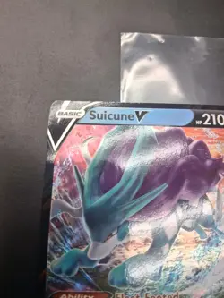 031/203 Suicune V Prize Pack Pokemon TCG League Play Stamped Evolving Skies - Image 2