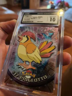 (POP 11) CGC 10 GEM MINT PIDGEOTTO # 17 Topps Chrome HOLO RARE Series 1 Pokemon - Image 2