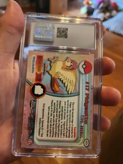 (POP 11) CGC 10 GEM MINT PIDGEOTTO # 17 Topps Chrome HOLO RARE Series 1 Pokemon - Image 3