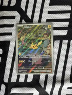 Pokemon Pikachu - 173/165 - SV: Scarlet & Violet 151 Illustration Rare Holo - Image 1