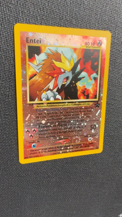 Pokemon Entei 34/53✨ SWIRL ✨Wotc Black Star Promo Reverse Holo - Image 2