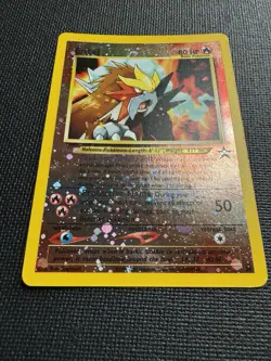 Pokemon Entei 34/53✨ SWIRL ✨Wotc Black Star Promo Reverse Holo - Image 4