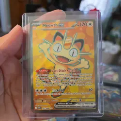 Meowth ex 107/088 FULL ART ULTRA RARE HOLO Perfect Order Me03 Pokemon - Image 1
