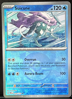 Suicune Poke Ball Pattern 024/131 Sv: Prismatic Evolutions Holo NM Pokemon - Image 1