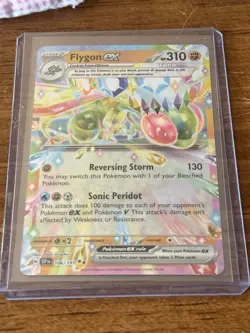 Pokemon Flygon ex 106/191 Sv08: Surging Sparks Double Rare Holo Full Art 310HP - Image 1