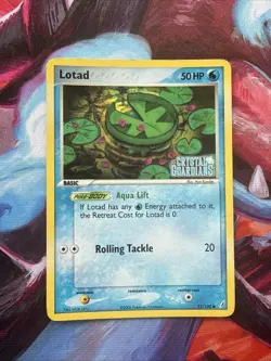 Lotad 55/100 Pokemon TCG EX Crystal Guardians Reverse Holo Stamped 2006 MP - Image 1