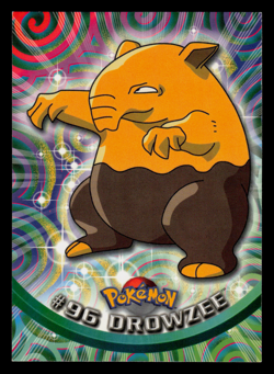 LP - Pokemon Topps Drowzee #96 TV Animation Edition Series 2 (Blue Logo) - Image 1