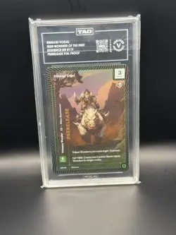 Wonders Of The First Prerelease Foil Proof RHINAGI VOGAL TAG Authenticated - Image 1