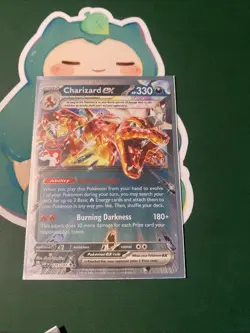 Pokemon TCG - Charizard ex 125/197 Play Stamped Prize Pack Series Holo Obsidian - Image 1