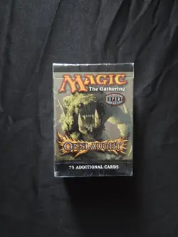 WOTC MTG, ONSLAUGHT, English, factory SEALED Tournament Pack, 75 cards, 2002 - Image 1