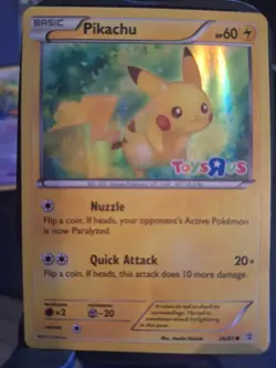 Pokemon Pikachu TCG Card Toys R US 026/083 - Image 1