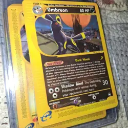 POKEMON CARD UMBREON #41/147 * AQUAPOLIS 2002 LP NH NICE COND - Image 2