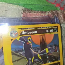 POKEMON CARD UMBREON #41/147 * AQUAPOLIS 2002 LP NH NICE COND - Image 3