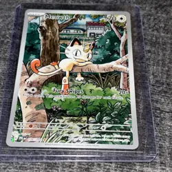 Meowth 106/094 Illustration Rare Phantasmal Flames English Pokemon Card TCG - Image 2