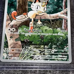 Meowth 106/094 Illustration Rare Phantasmal Flames English Pokemon Card TCG - Image 4