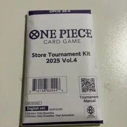 One Piece TCG Card Game Store Tournament Kit 2025 Vol 4 English - New Sealed - Image 1