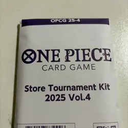 One Piece TCG Card Game Store Tournament Kit 2025 Vol 4 English - New Sealed - Image 2