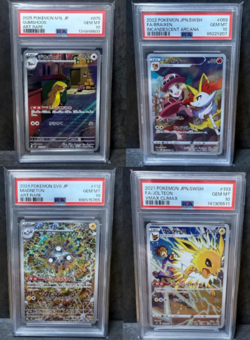 Pokemon PSA 10 Lot of 4 Japanese Cards Gem Mint Holo Set - Image 1