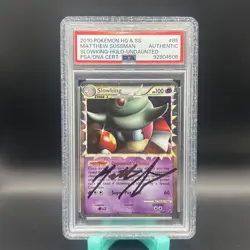 Slowking Prime 85/90 Undaunted Holo. Signed Auto Matthew Sussman Pokemon Card - Image 1