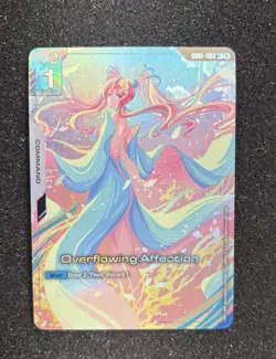 Gundam TCG Card Game Overflowing Affection GD01-118 U+ Holo Foil English NM - Image 1