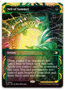 Veil of Summer #60 (Foil) NM Secrets of Strixhaven: Mystical Archive Magic MTG - Image 1