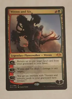 MTG Wrenn and Six - Modern Horizons Regular - NM Magic The Gathering - Image 1