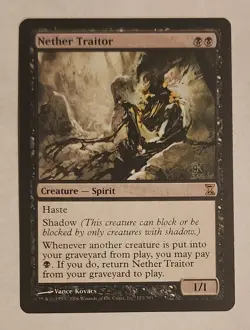MTG Nether Traitor - Time Spiral Regular - NM Magic The Gathering - Image 1